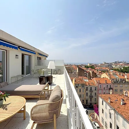 Appartement Penthouse Luxe - 2 Ch - Garage Privé - 850m Palais Des Festivals