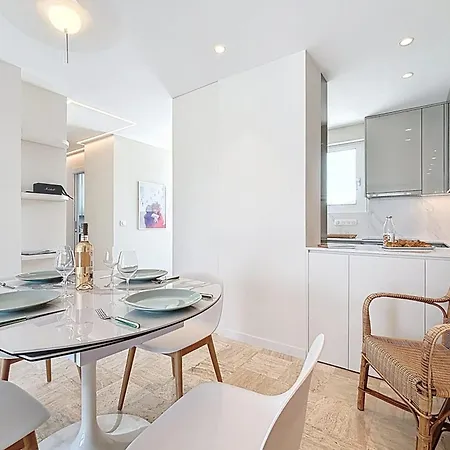 Semesterbostad Sea View Terrace Penthouse Garage Walk To The Palais Cannes